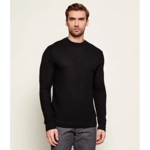 Emporio Armani Wełniany sweter | Regular Fit