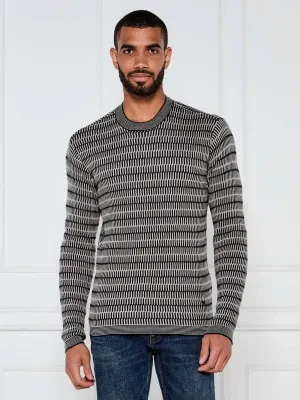 Emporio Armani Wełniany sweter | Regular Fit