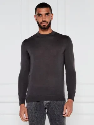 Emporio Armani Wełniany sweter | Slim Fit
