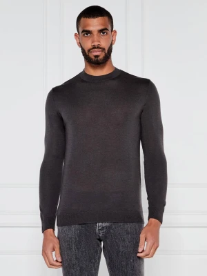 Emporio Armani Wełniany sweter | Slim Fit