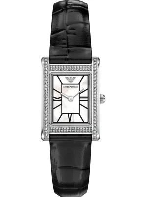 Emporio Armani zegarek damski Genni srebrny