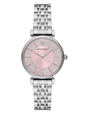 Emporio Armani zegarek damski kolor srebrny AR11686