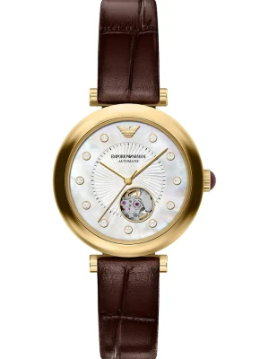 Emporio Armani zegarek damski New T-Bar złoty