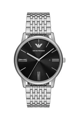 Emporio Armani zegarek męski kolor srebrny