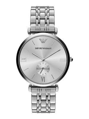 Emporio Armani zegarek męski kolor srebrny