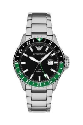 Emporio Armani zegarek męski kolor srebrny AR11589