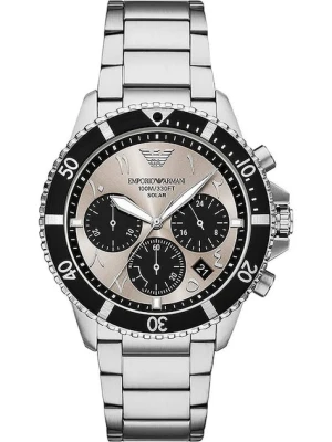 Emporio Armani zegarek męski kolor srebrny AR11722