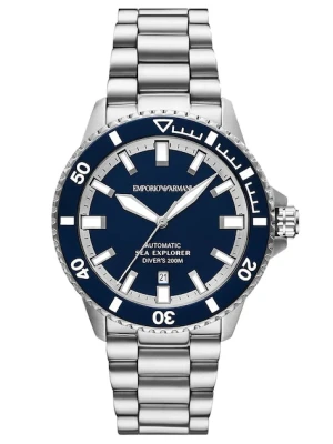 Emporio Armani zegarek męski kolor srebrny AR60087