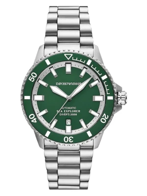 Emporio Armani zegarek męski kolor srebrny AR60088