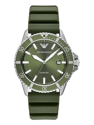 Emporio Armani zegarek męski kolor zielony AR11638