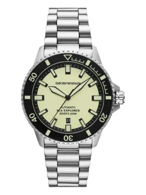 Zdjęcie produktu Emporio Armani zegarek SEA EXPLORER męski kolor srebrny AR60083