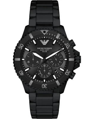 Emporio Armani zegarek sportowy męski World Explorer czarny