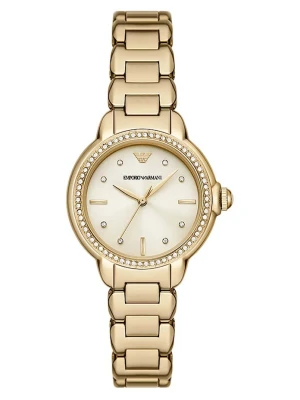 Emporio Armani zegarek złoty