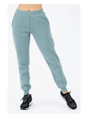 EMPORIO ARMANI Zielone damskie spodnie dresowe, Rozmiar S