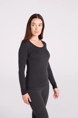 EMS Keep The Heat damski top bazowy - Black