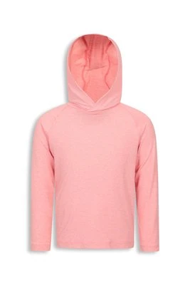 EMS Sunguard bluza dla dzieci z kapturem z długim rękawem - Red