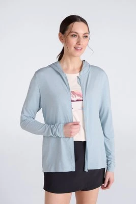 EMS Sunguard damska bluza z kapturem i zamkiem - Green