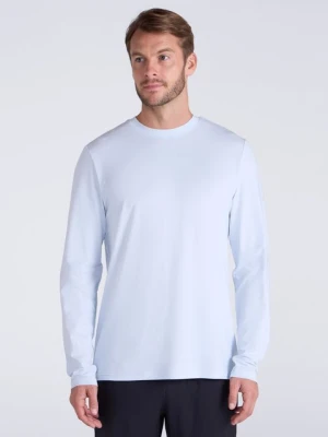 EMS Sunguard męski top z okrągłym dekoltem - Light Blue