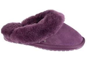 EMU Australia Jolie W10015-PLUM, Damskie, Fioletowe, Kapcie, skóra zamszowa, rozmiar: 38