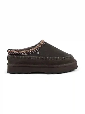 Emu Australia kapcie zamszowe Sharky Adventure Scuff kolor brązowy W13239