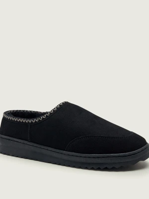 EMU Australia Mule Platinum Outback Scuff | wełna | zamsz czarny
