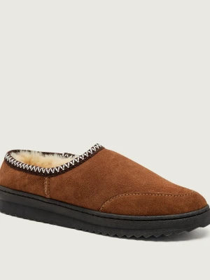 EMU Australia Ocieplane mule Platinum Outback Scuff | zamsz | z dodatkiem wełny brązowy