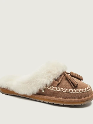 EMU Australia Ocieplane obuwie domowe Tahnee | zamsz | shearling beżowy