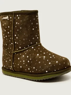 EMU Australia Ocieplane Śniegowce Sparkle Brumby | z dodatkiem wełny | zamsz