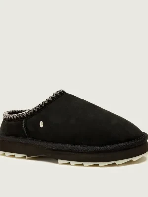 EMU Australia Skórzane mule Sharky Scuff | z dodatkiem wełny