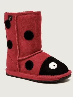 EMU Australia Skórzane śniegowce Ladybird
