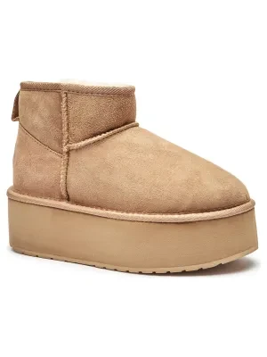 EMU Australia Śniegowce Skórzane Stinger | wełna | zamsz