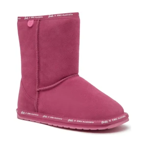 EMU Australia Skórzane śniegowce Wallaby Lo EMU AUSTRALIA X BARBIE | z dodatkiem wełny | z dodatkiem wełny