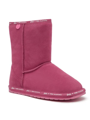 EMU Australia Śniegowce Wallaby Lo EMU AUSTRALIA X BARBIE | zamsz