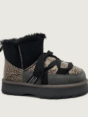 EMU Australia Śniegowce Blurred Micro Patchwork Leo | shearling | zamsz