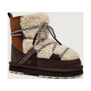 EMU Australia Śniegowce Blurred Teddy | shearling | skóra