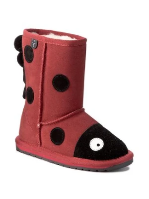 EMU Australia Śniegowce Lady Bird K10111 Czerwony