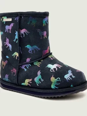 EMU Australia Śniegowce Rainbow Unicorn Brumby | z dodatkiem wełny | skóra