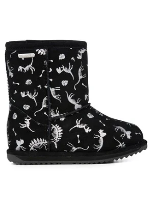 EMU Australia Śniegowce Reflective Dino Brumby K12948 Czarny