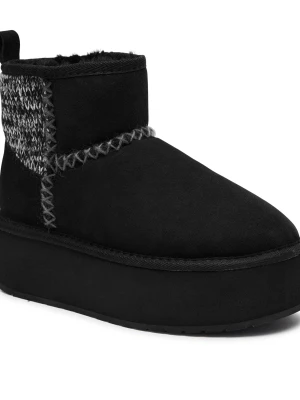 EMU Australia Śniegowce Stinger Knit Flatform | zamsz