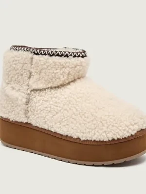 EMU Australia Śniegowce Stinger Micro Flatform Teddy | wełna