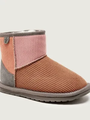 EMU Australia Śniegowce Wallaby Mini Cord Patch | z dodatkiem wełny