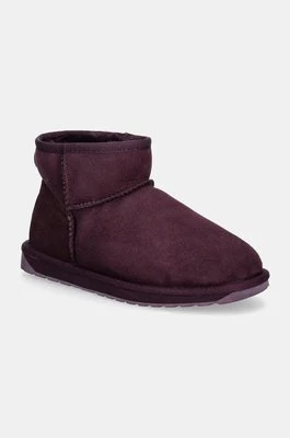 Emu Australia śniegowce zamszowe Stinger Micro kolor fioletowy W10937.PLUM