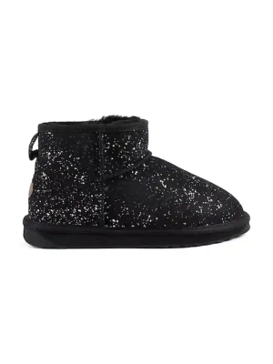 Emu Australia śniegowce zamszowe Stinger Micro Milkyway kolor czarny W13186