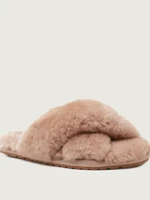 EMU Australia Wełniane obuwie domowe Mayberry | z dodatkiem skóry