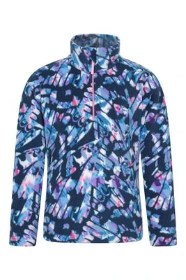 Endeavour dziecięcy polar z nadrukiem zamek błyskawiczny - Blue Mountain Warehouse