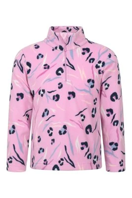 Endeavour dziecięcy polar z nadrukiem zamek błyskawiczny - Light Pink Mountain Warehouse