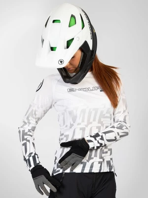 ENDURA Koszulka kolarska "MT500" w kolorze biało-szarym rozmiar: XL