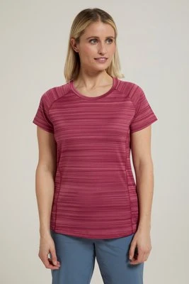 Endurance Striped - koszulka damska - Pink Mountain Warehouse