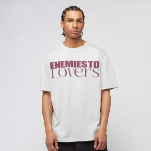 Mister Tee Enemies To Lovers Oversize mężczyźni T-Shirty i Polo szary rozmiar Odzież