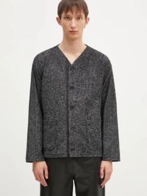 Engineered Garments kardigan z domieszką wełny Knit Cardigan kolor szary 24F1B030